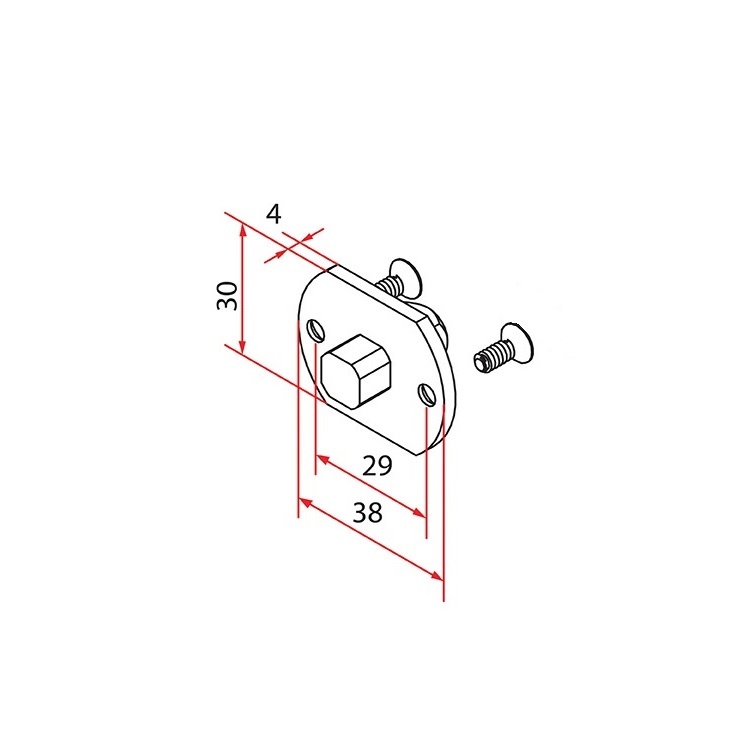 Faac Motornok TM2 35 - 10 mm