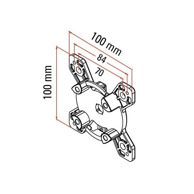 Faac Motorsteun TM2 45 - directe muurmontage