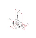 Faac Motornok TM2 45 - 10 mm