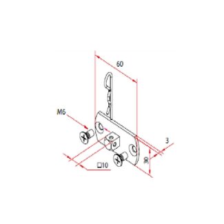 Faac Came moteur TM2 45 - 10 mm