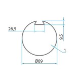 Faac Adaptieset Ø 89 Deprat - TM2 45