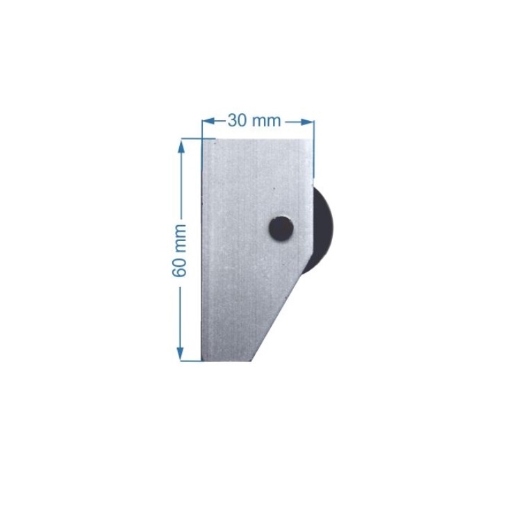 Guide Fil Guide-fil en acier aluminium avec roue en plastique, acier ou acier ...
