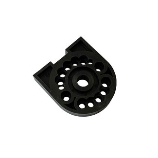 Huismerk Plastic bearing block for drop-down screen, bore Ø 12 mm