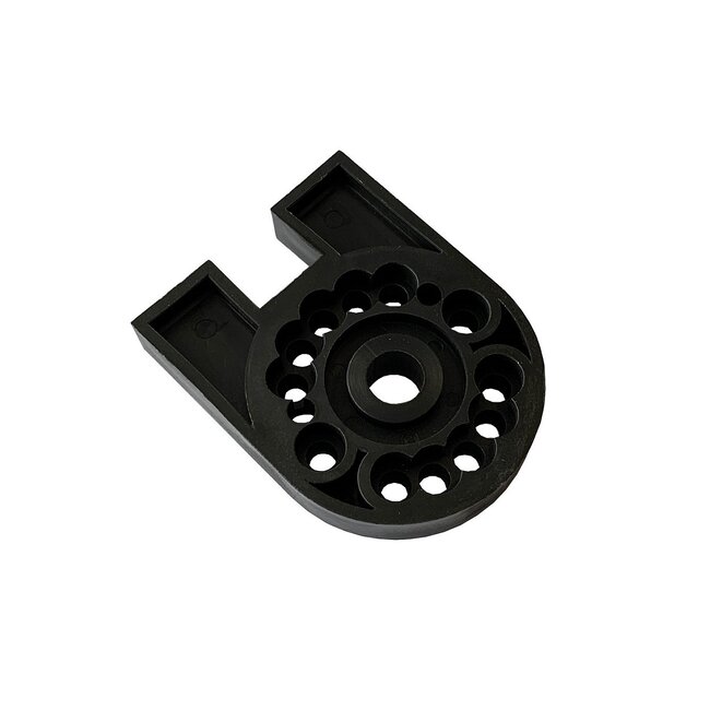 Huismerk Plastic bearing block for drop-down screen, bore Ø 12 mm
