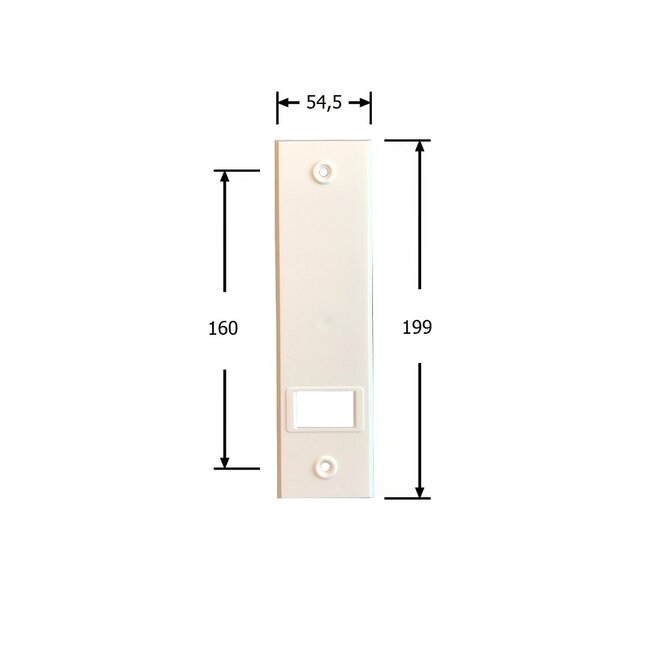Selve Bandopwinder inbouw afdekplaat