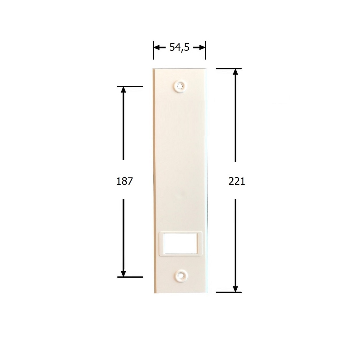 Selve Bandopwinder inbouw afdekplaat