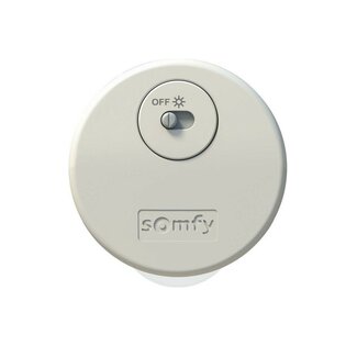 Somfy Capteur d'intérieur Sunis RTS, Capteur d'intérieur solaire autonome