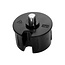 Huismerk Support d'axe en plastique avec axe rond