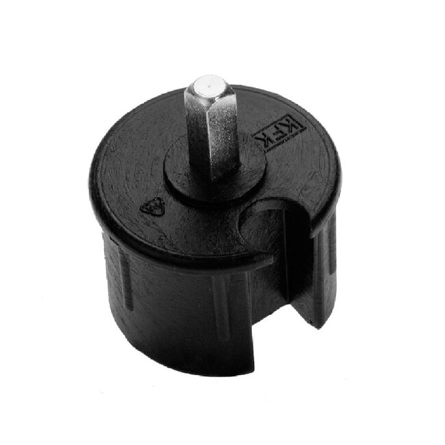 Huismerk Support d'axe en plastique avec axe carré