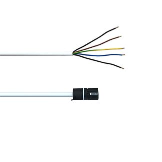 Selve cordon moteur blanc, 5 fils