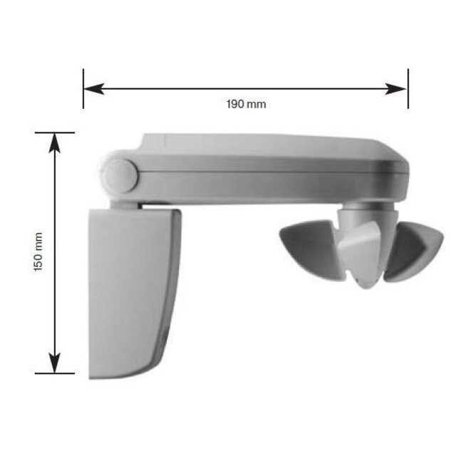 Becker capteur soleil/vent universel avec commande