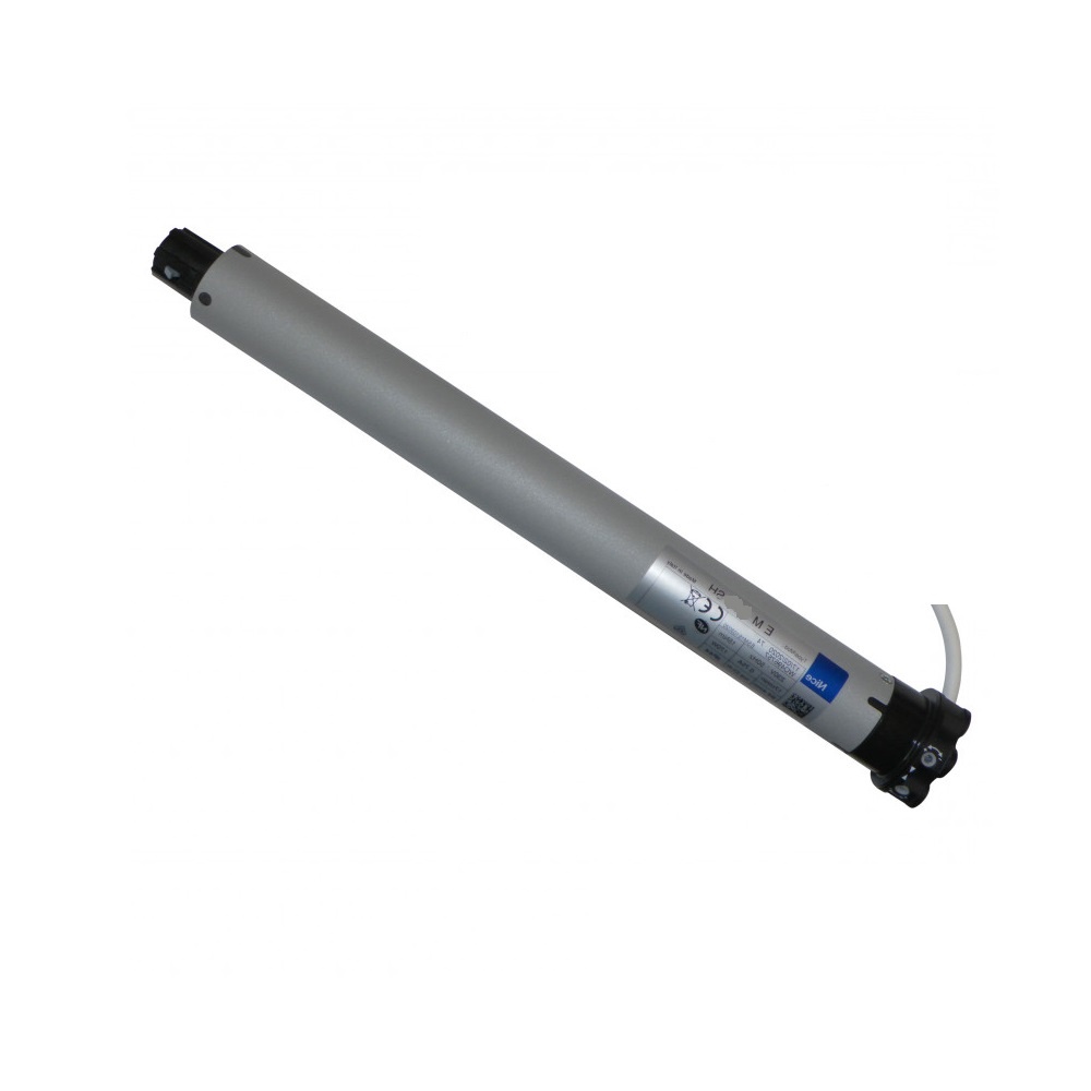 Clipkop rolluikmotor/rolluikaandrijving, 30 Nm, 68 kg trekkracht, voor 60 mm 8-kantige rolluikassen, rolluikmotor met mechanische eindschakelaars (1 stuk