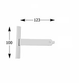 Selve Ophangveer rolluik, lengte 123 t/m 198 mm, mini-E profiel