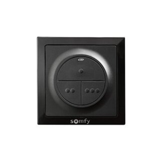 Somfy Smoove io 3-channel wall transmitter - black