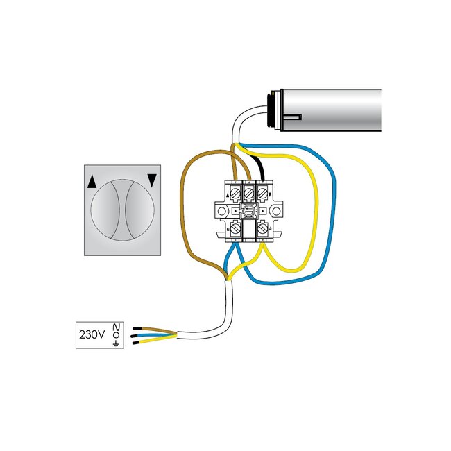 Vedder surface-mounted rotary switch - single-pole