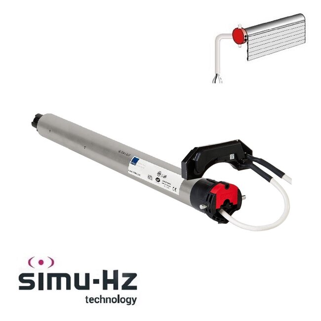 Simu T5 Auto short and T5 Auto short Hz tube motor for Roller shutters