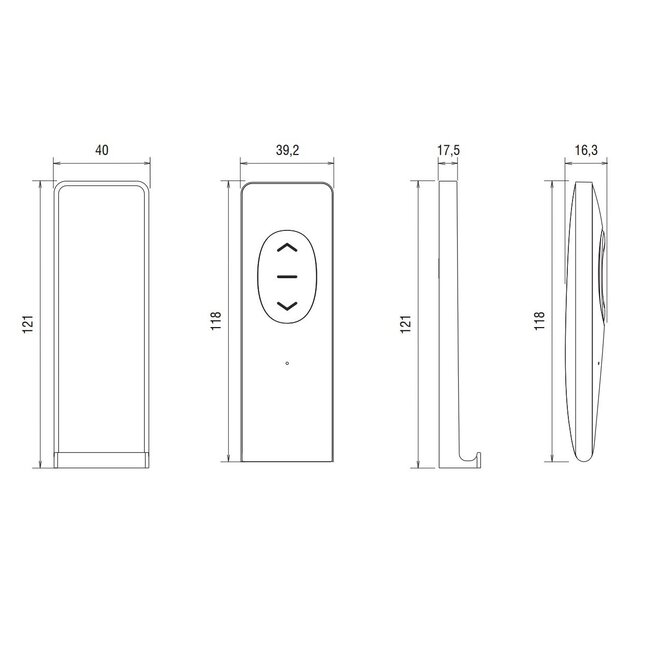 Asa Fellini 1-kanaals handzender