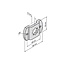 Motor support SP 3 - small, inner square 16 mm