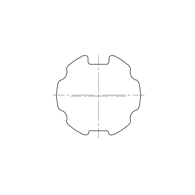 Elero Kit d'adaptation type M - Ø 63 mm avec fente pour tissu