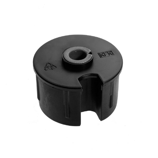 Huismerk Plastic axle prop with axle hole Ø 12 mm