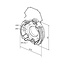 Nice Motor support L compact with flange