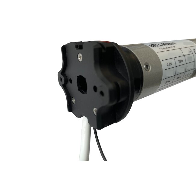 Brel BR45 buismotor met bi-directionele ontvanger en mechanische afstelling