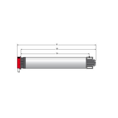 Simu T3.5 buismotor voor screens en rolluiken 12V / 24V