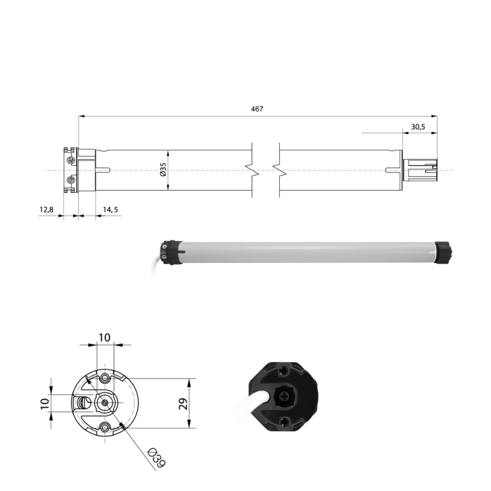 Huismerk buismotor TG S