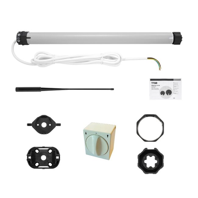 Huismerk Rollladenmotor Set S mit Schalter