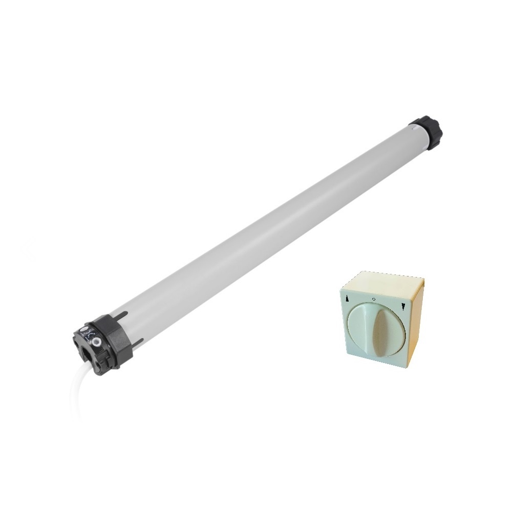 Huismerk Rolluikmotor set S met schakelaar