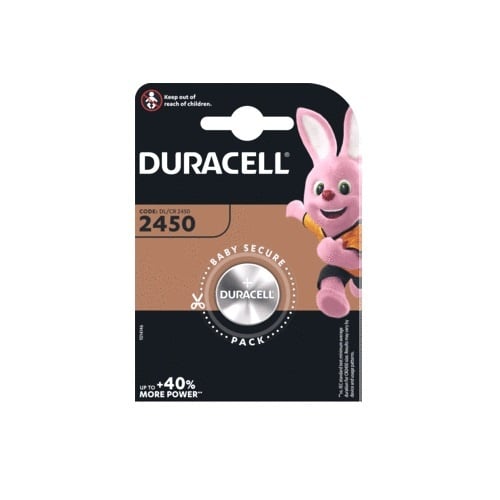Duracell 3 Volt DR2450 knoopcel reserve batterij, foto 2 van 2