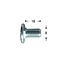 Huismerk Flat-head bolt M8x16