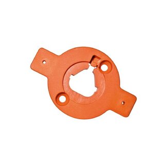 Elero Revoline S intermediate plate orange complete with mounting lips