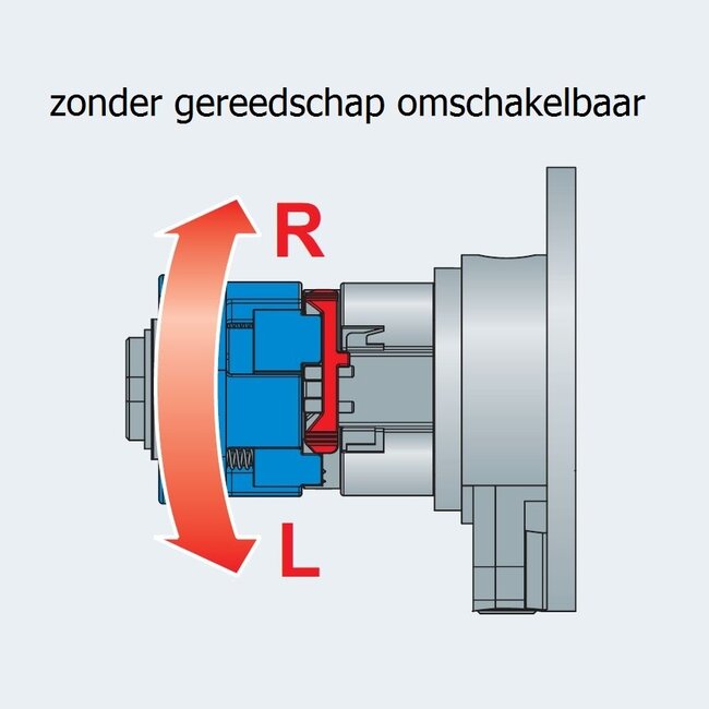 Weru wind gear 1:2 Kittelberger switchable