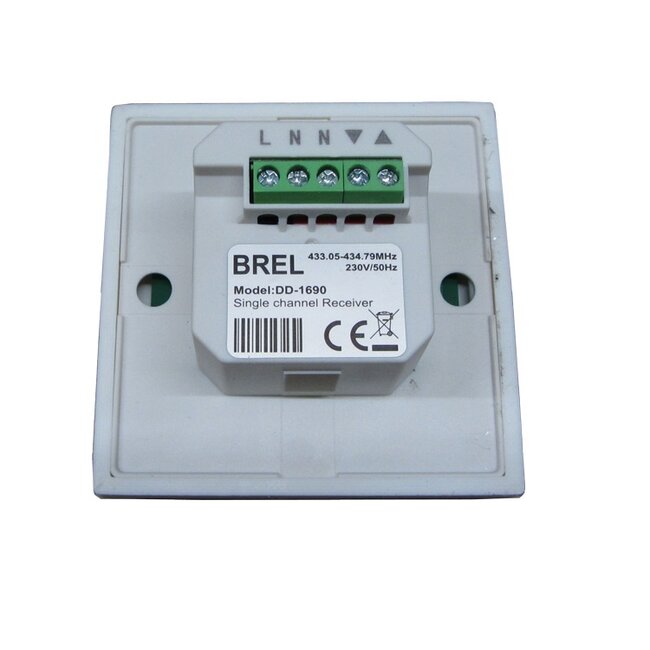 Brel DD1690 flush-mounted receiver with Switch