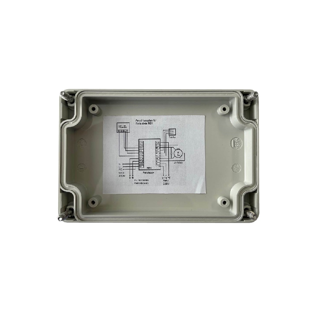Tedsen RB1 relaiskast - 230 Volt - BiBu, foto 2 van 3