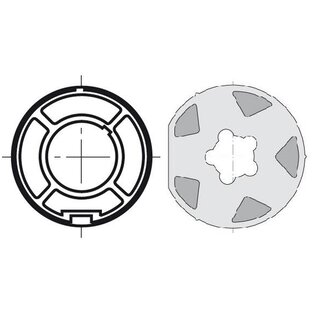 Simu Anpassungssatz für Achse/Welle Ø 133x2,5