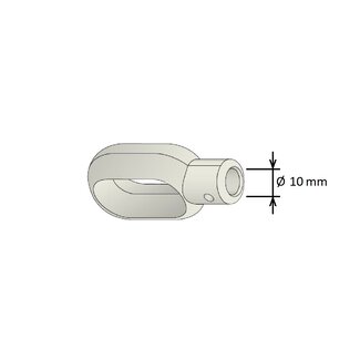 Simu Steel eye for emergency hand control Simu T8 M