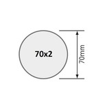 Becker Adaptieset Ø 70 x 1,5 - L serie motoren