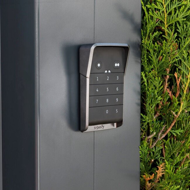 Somfy io Pro wireless keypad, metal housing