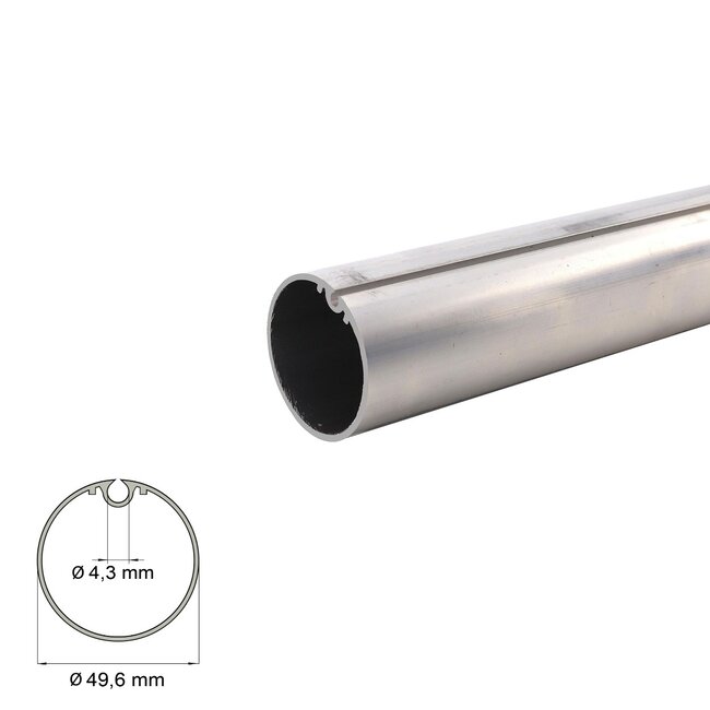 Huismerk Awning shaft with cloth slot