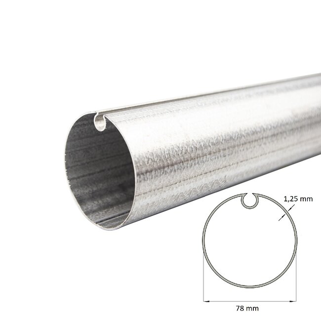 Huismerk Awning shaft with cloth slot