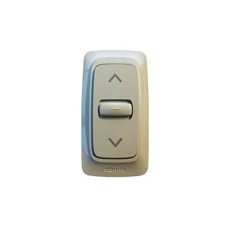 Somfy Surface-mounted Inis push-button switch with fixed zero point