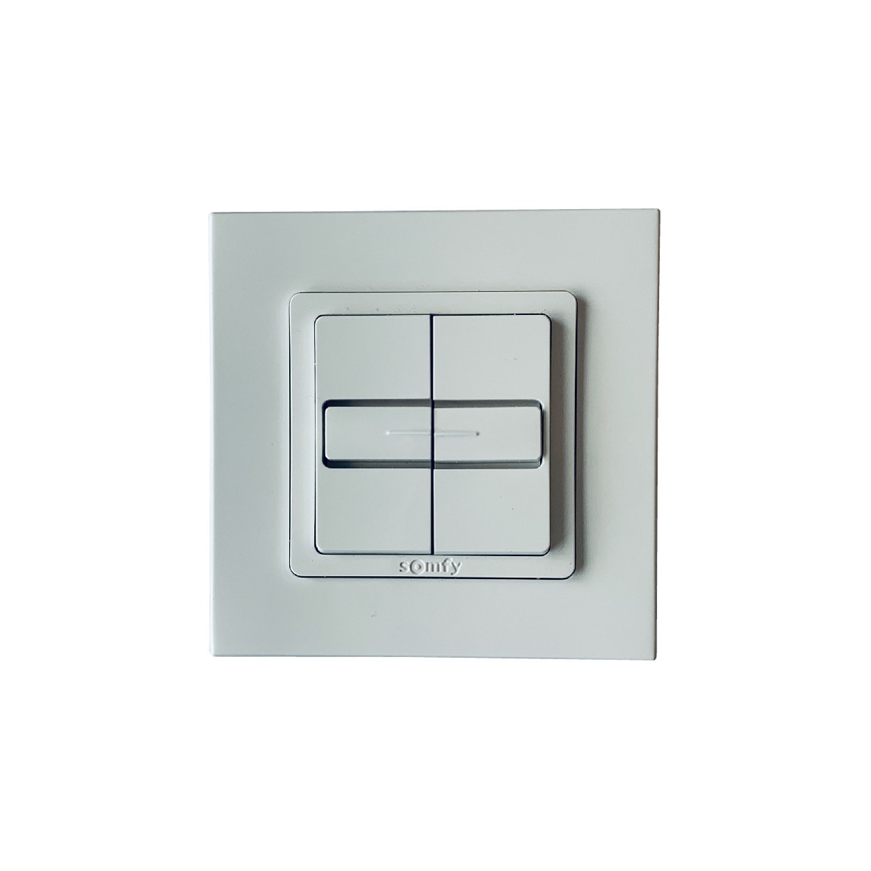 Somfy Inbouw drukknop Smoove Duo met vast nulpunt
