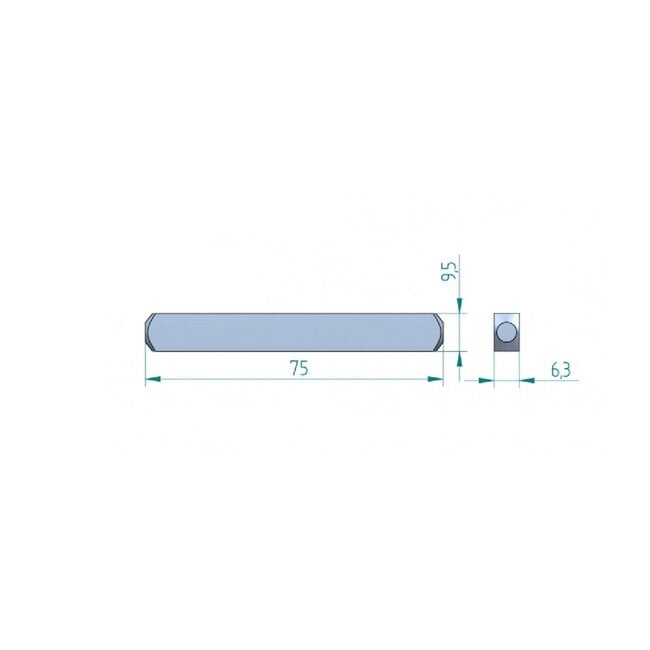 Key for locking on Axle/Shaft