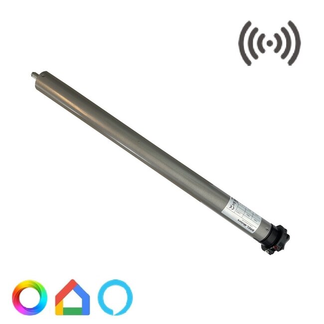 Brel BR45 buismotor met bi-directionele ontvanger en mechanische afstelling