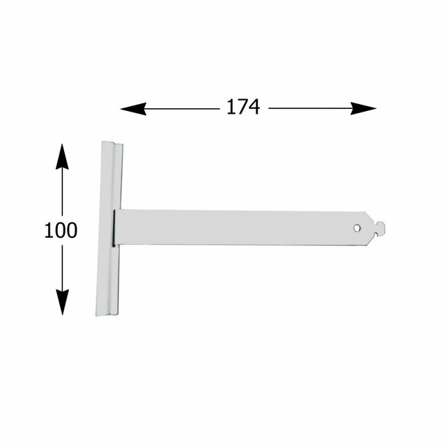 Selve Ophangveer rolluik split, lengte 174 mm