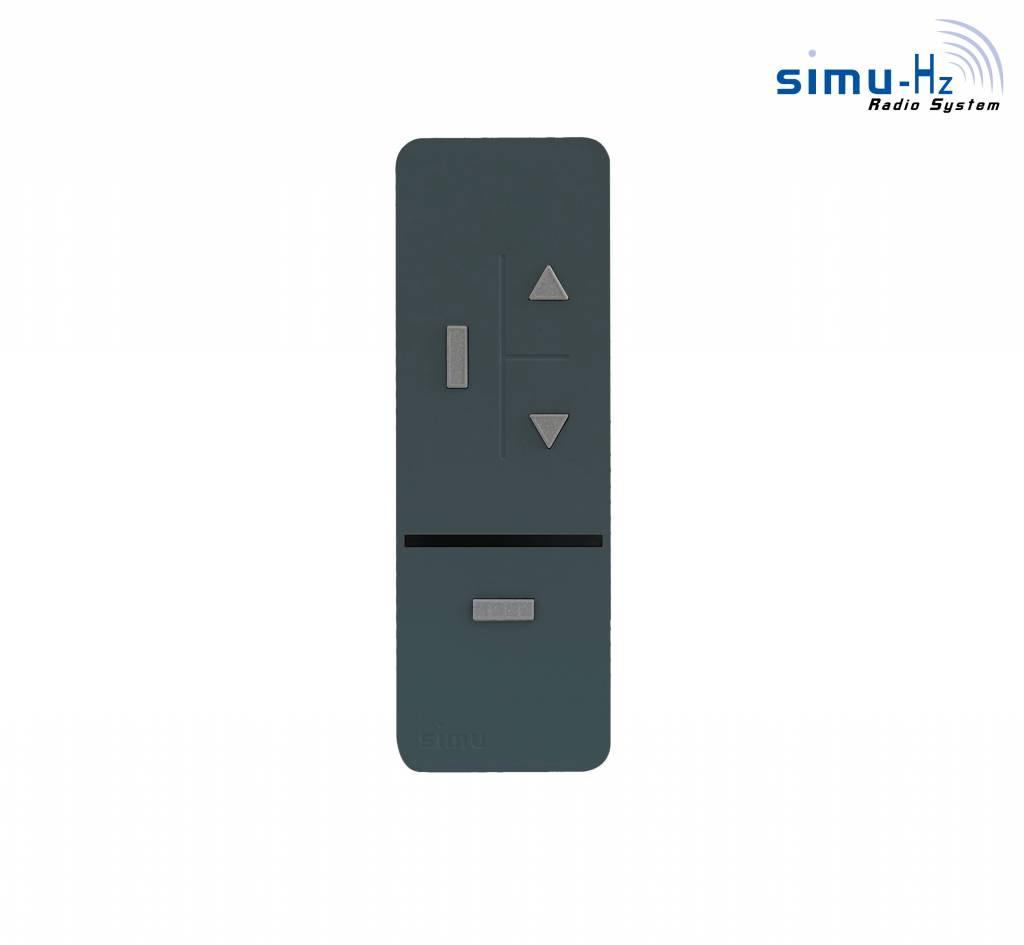 Simu 5-channel HZ handheld transmitter - Rolluikonderdelen.nl