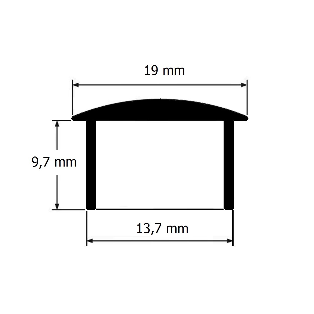 Heroal Kunststof afdekdopje voor gat Ø 14 mm, foto 3 van 6