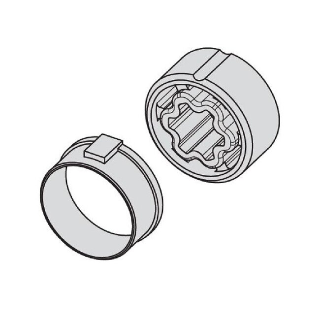 Becker Adaptieset Ø 50 x 1,5 - P serie motoren